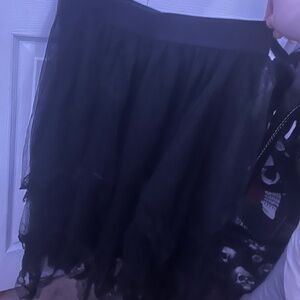 Black Long Skirt